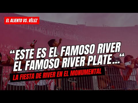 ""ESTE ES EL FAMOSO RIVER, EL FAMOSO RIVER PLATE..." (LA  FIESTA de los HINCHAS DE RIVER vs" Barra: Los Borrachos del Tablón • Club: River Plate