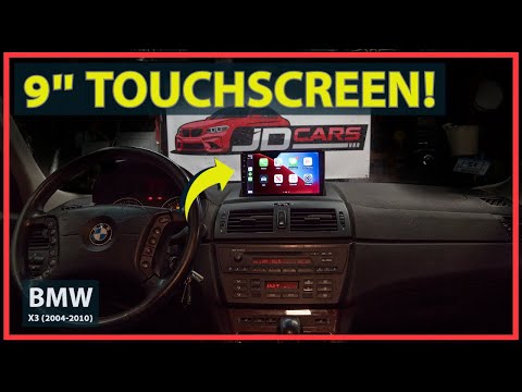 BMW X3 Touchscreen with Apple CarPlay // How to Install (2004-2010)