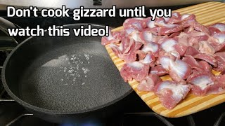 After you watch this you will never buy Chicken Gizzards in the restaurant anymore! Very easy recipe