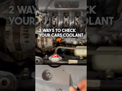 How to check coolant level in cars 🚘 | #car #automobile #tips #trending #subscribe #like #follow