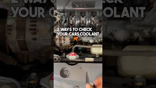 How to check coolant level in cars 🚘 | #car #automobile #tips #trending #subscribe #like #follow
