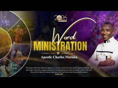 26TH APRIL 2026 | WORD  MINISTRATION | APOSTLE CHARLES MUTUKU