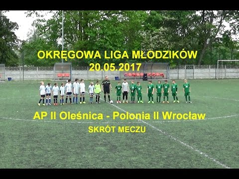 Skrót meczu AP Oleśnica - Polonia II Wrocław (1:3) Okręgowa Liga Młodzików