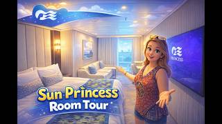 Sun Princess Balcony Room Tour | Deck 15 Cabin 412