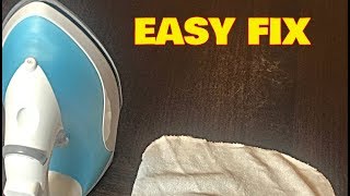 How to remove heat stains from wood and laminate furniture