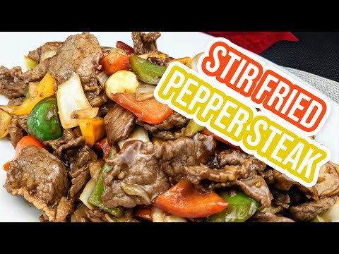 Quick & Easy Stir Fried Pepper Steak