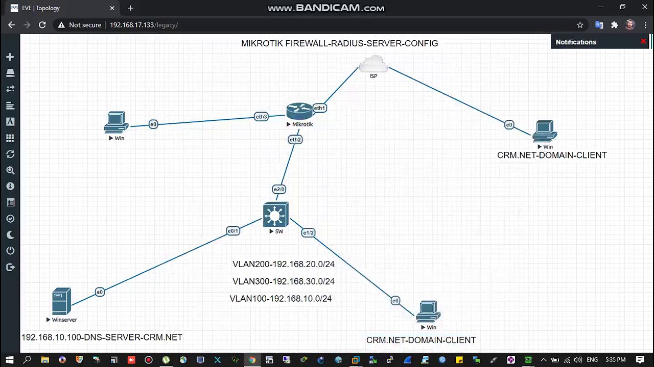 mikrotik firewall radius server configuration