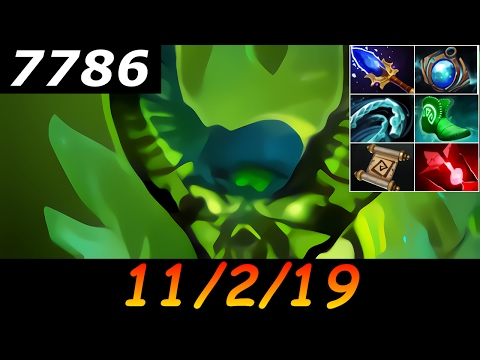 Dota 2 Pugna 7786 MMR 11/2/19 (Kills/Deaths/Assists) Ranked Full Gameplay