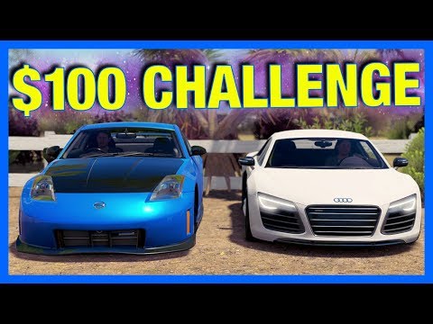 Forza Horizon 3 Online : $100 CHALLENGE!!