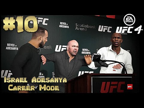 The Super Fight : Israel Adesanya UFC 4 Career Mode : Part 10 : EA Sports UFC 4 Career Mode (PS4)