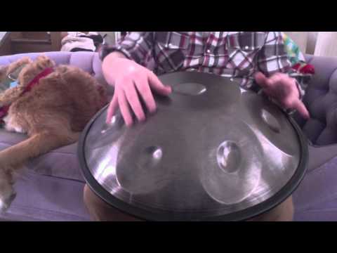 Beverly Hills cop theme on handpan!