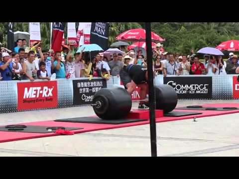 El hombre mas fuerte del mundo Brian Shaw 442,5kg / World Strongest Man Brian Shaw, 442,5kg