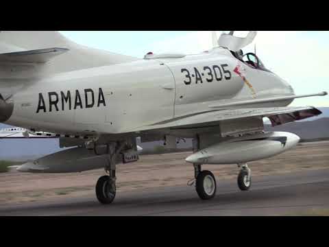 Restored Douglass A 4 Skyhawk in Argentine Markings