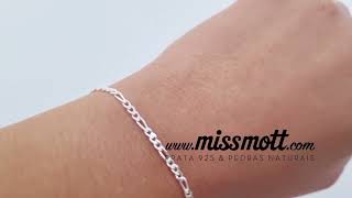 Vídeo de Pulseira 3 x 1 - 1,5 mm 19 cm