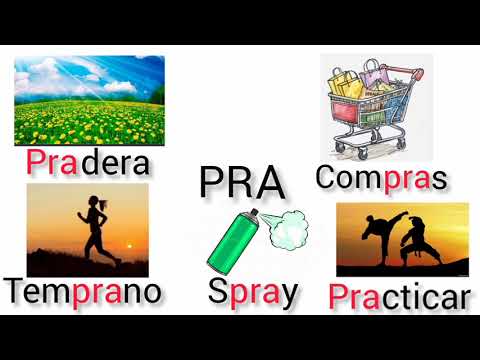 Las Sílabas Pra, Pre, Pri, Pro, Pru Con “PR"- Para Niños Sílabas Trabadas #11