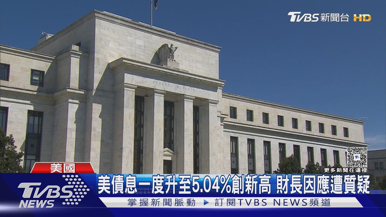 影音／美債飆破40兆！10年殖利率創新高　聯準會升息與否全球緊盯