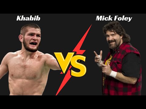 Khabib Nurmagomedov vs Mick Foley an imaginary Fight today | @FightersandFighting
