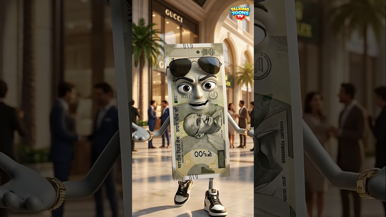 Paise ka asli attitude dekhna hai? ₹10 se ₹500 tak sabka apna swag hai bhidu!#talkingobjects