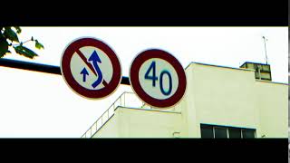 【AviUtl練習】標識40番 シンプル