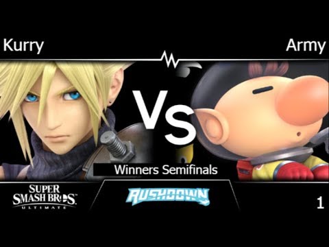 Rushdown  - GBSG | Kurry (Cloud, Snake) vs GBSG | Army (Olimar) Winners Semifinals - SSBU
