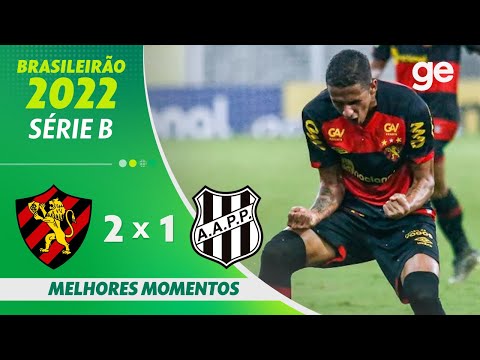 SPORT 2 X 1 PONTE PRETA| MELHORES MOMENTOS | 10ª RODADA BRASILEIRÃO SÉRIE B 2022 | ge.globo