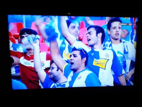 Está es si señor la afición del Espanyol