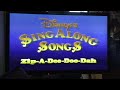 Closing To Disney Sing Along Songs Zip A Dee Doo Dah 1991 VHS
