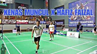 Download lagu KENAS Muncu Bareng Hafiz FAIZAL di Tarung Bebas Badminton YONEX SUNRISE mp3