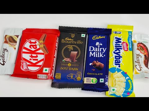 Biggest haul of chocolates Kitkat, Cadbury, Milkybar, Dairy Milk, Bournville, Galaxy chocolates