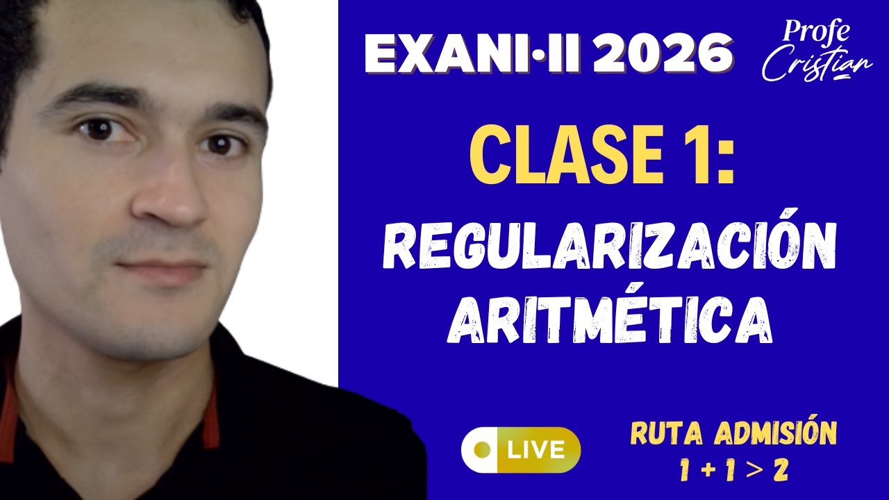 Clase 1: Operaciones aritméticas importantes | Exani II 2026