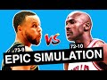 1996 Bulls Vs 2016 Warriors Statistical Simulation