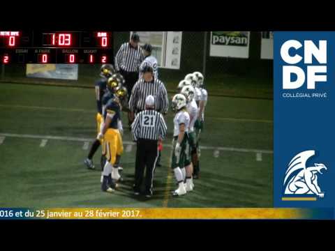 21 octobre 2016 - 1ere demie - Garneau vs Notre-Dame