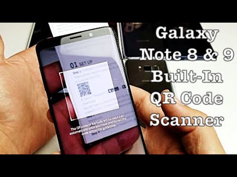 Galaxy Note 8/9: How to Scan QR Code w/ Built-In Scanner (No Downloads)
