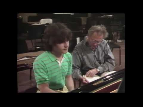 Alexei Sultanov with Stanislaw Skrowaczewski in 1989