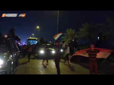 شاهد بالفيديو.. أسود الرافدين يتوجهون إلى ساحة الاحتفالات الكبرى وسط بغداد