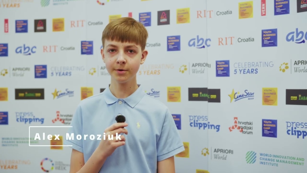Statement of the participant of the Camp, Alex
