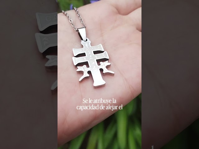 Vídeo relacionado con VASSAGO Caravaca Cruz Llavero Crucifijo Crucifijo Doble Cruz con Ángeles INRI Caravaca Llavero Religioso Católico Cristiano Regalo, plata, Taille unique