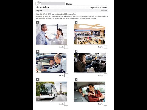 NEW │ ÖSD A1 - LISTENING TASK │ PART 1
