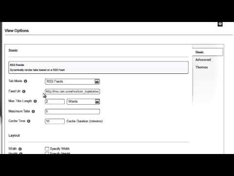 Live Accordion: RSS Feeds