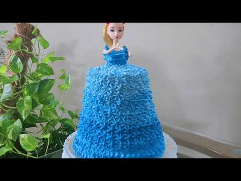 Barbie Princess Cake | Doll Cake At Home