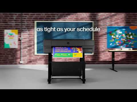 Giới thiệu máy in khổ lớn HP DesignJet T870 24-in Printer