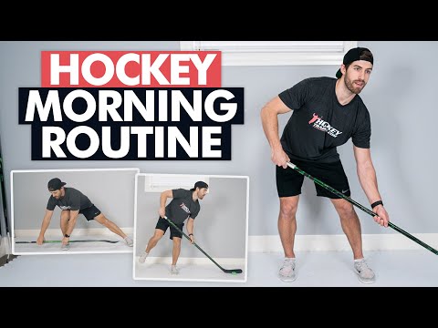MY NEW HOCKEY MORNING ROUTINE 🏒