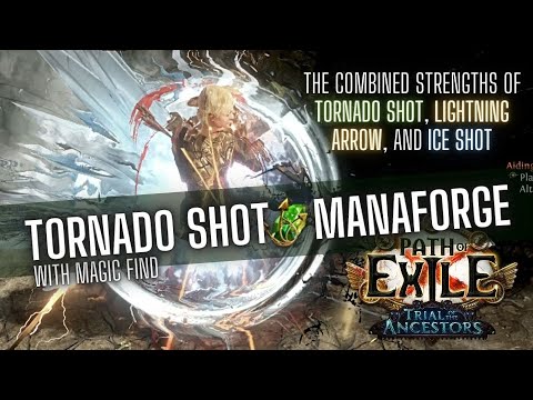 [PoE 3.22] BUILD SHOWCASE - Brittling Magic Find Tornado Shot Deadeye