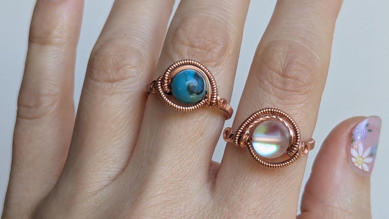 Beginner Wire Wrapped Bead Ring Tutorial