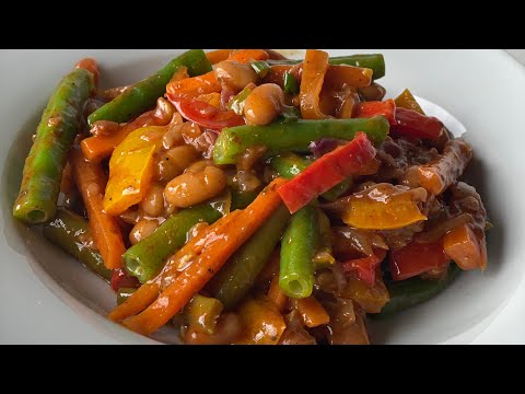 South African Chakalaka with Nandos sauce|| Du indulge