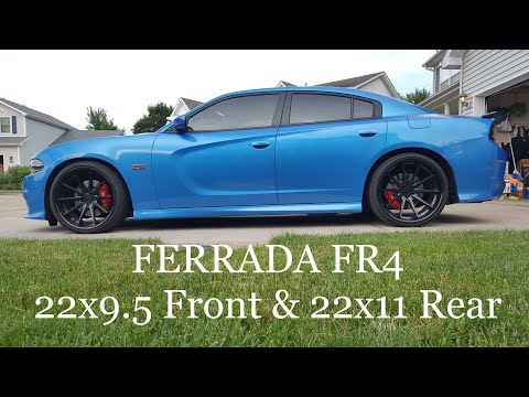 FERRADA FR4 on my Charger Scatpack after 1 year of use.