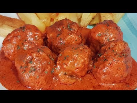 Recetas de Albóndigas en salsa de tomate