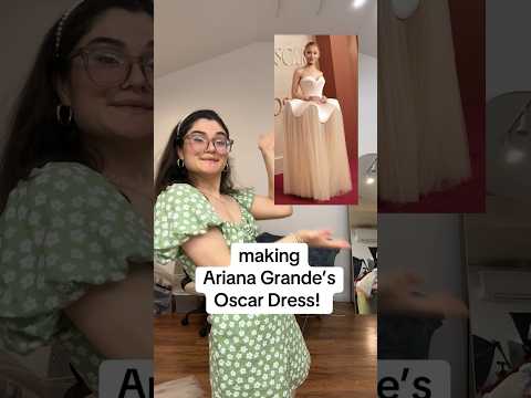 making Ariana Grande’s Oscar Dress (in one week!!)