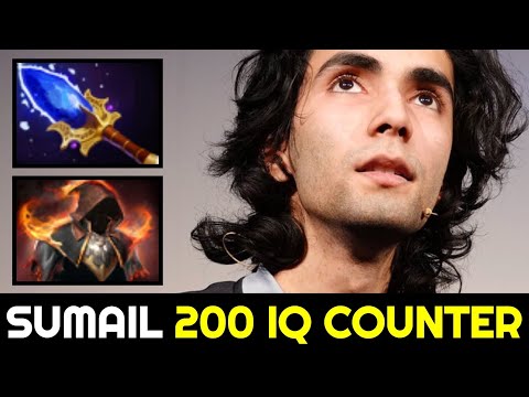 SUMAIL 200IQ MID Counter Batrider — Aghanim's Scepter Build Slark 7.32d Dota 2