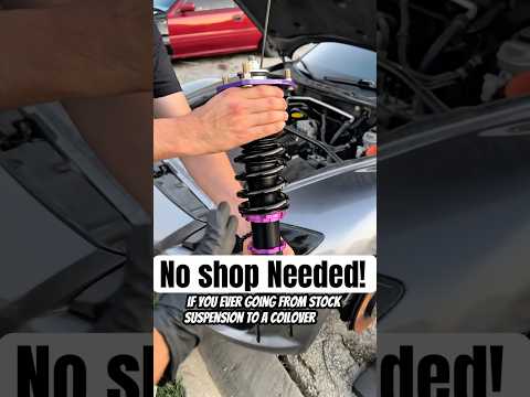 🚗 How to Install Coilovers at Home — Fast & Easy #mechanic #coilovers